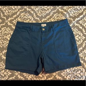 Bold, Blue Bermuda Shorts